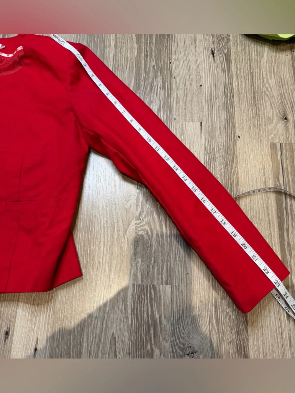 Hippocampe Paris Red Cotton Blend Blazer France 40 US M Classic French Style